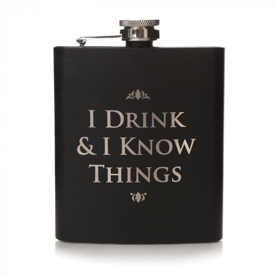 FIASCHETTA I DRINK & I KNOW THINGS - GAME OF THRONES