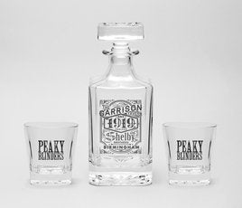 DECANTER SET THE SHELBY COMPANY - PEAKY BLINDERS