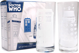 BICCHIERI TERMOSENSIBILI TARDIS E DALEK (2 PZ) - DOCTOR WHO