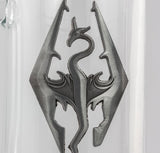 BOCCALE VETRO DRAGON SYMBOL - SKYRIM