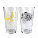 BICCHIERI BIRRA LANNISTER STARK (2 PZ) - GAME OF THRONES